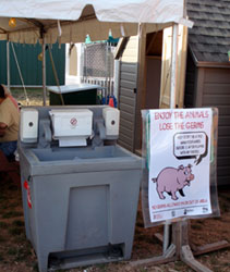Photo of Hand Wash Station at Sussex County Fair - Click to enlarge