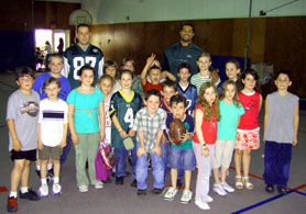 Photo of Stacy Tutt with Jared Fudurich's 3rd Grade Class