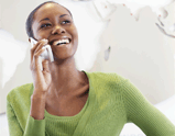 Photo of woman talking on the phone