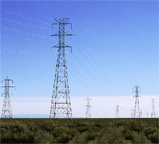 Photo of utility poles