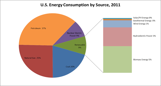 US Energy Consumption by Source