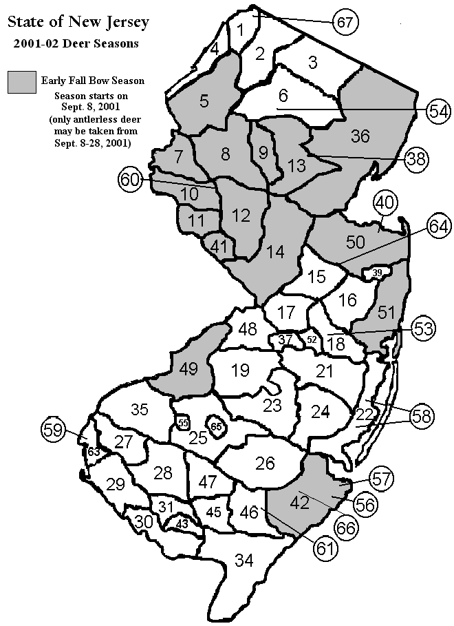 Preliminary Deer Harvest Estimates for 2001 Early Fall Bow Season and
