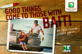 Fishing Promotion Postcard