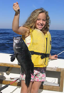 Youngster with nice seabass