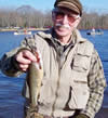 Angler with trout