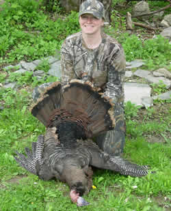 Successful turkey hunter
