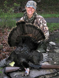 Successful turkey hunter