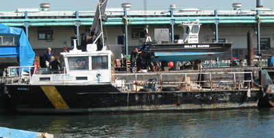 Boat for artificial reef