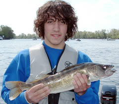 Brian with walleye