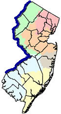 Map of watershed areas