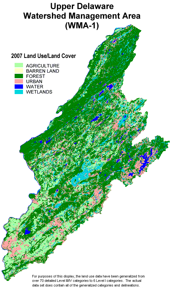 NJDEP 2007 Land use/Land Cover Update, Upper Delaware Watershed
