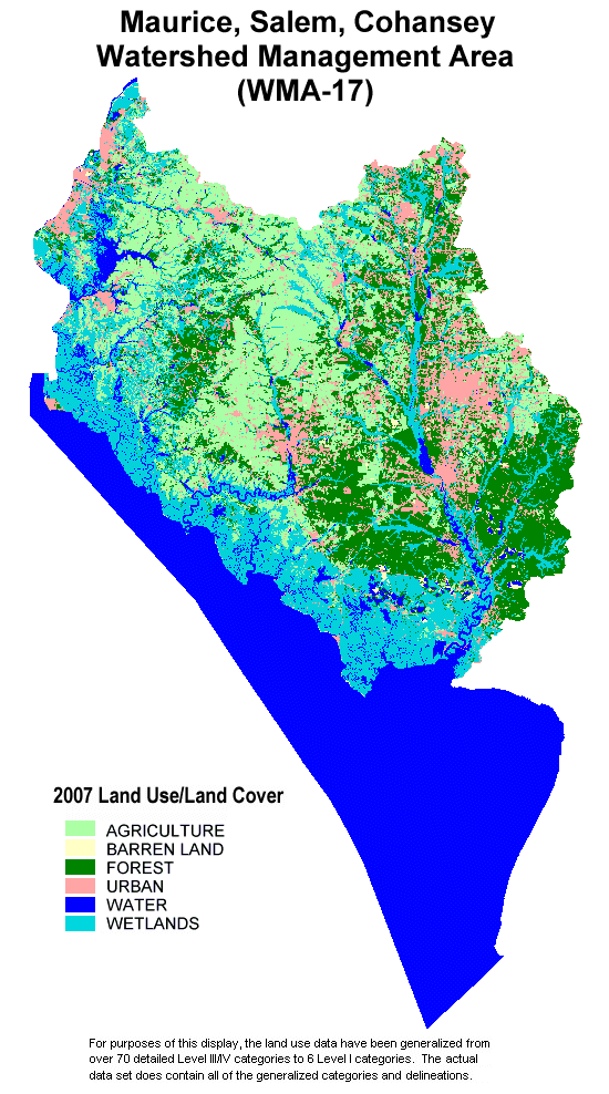 NJDEP 2007 Land use/Land Cover Update, Maurice, Salem and Cohansey