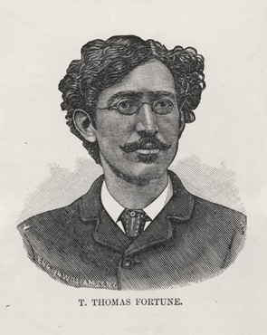 T. Thomas Fortune Portrait Engraving