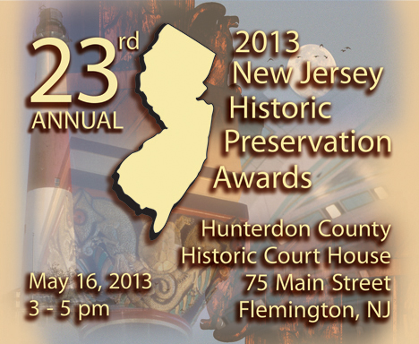 23rd Annual New Jersey Historic Preservation Awards graphic