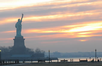 Photo of Statue of Liberty from Liberty State Park