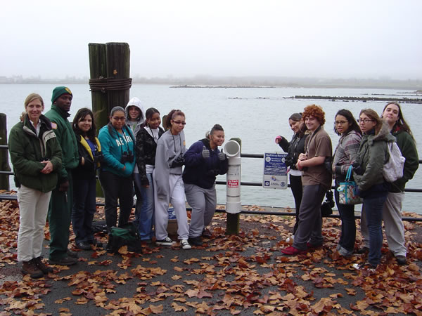 Students from Hudson County School of Technology