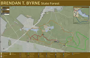Brendan T Byrne State Forest Trail Map