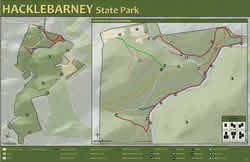 Hacklebarney State Park Map