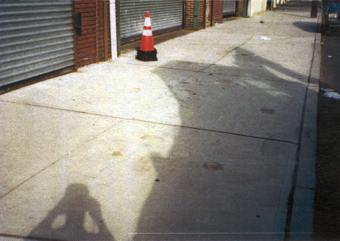 Photo of the street after the tank was removed and the site was cleaned up.