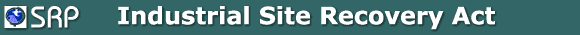 NJDEP Site Remediation Program - Industrial Site Recovery Act