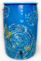 photo of rain barrel
