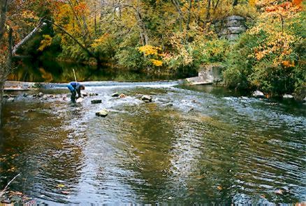 Pequest River @ Rt 625, White Twp.