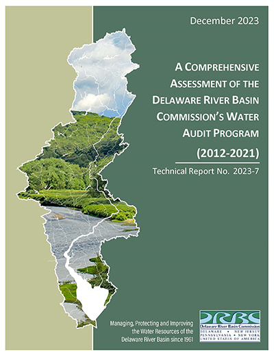 Cover image of the DRBC's December 2023 report. Image by the DRBC.