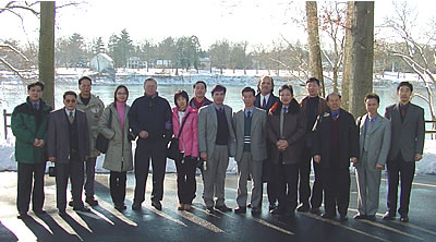 Photo of visitors from China.