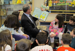Acting Commissioner Cerf Reading to Children