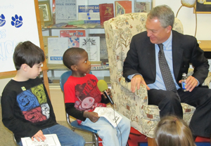 Acting Commissioner Cerf Reading to Children