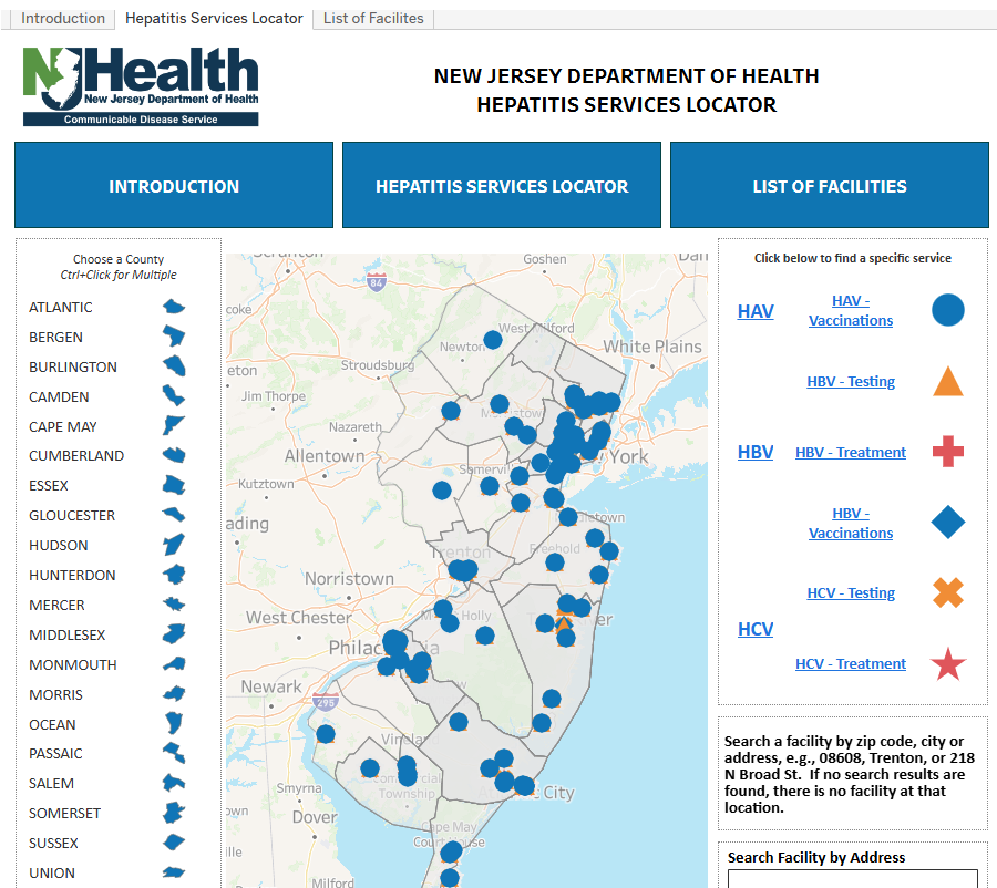 Hepatitis Services Locator