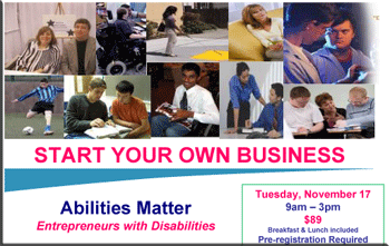 Abilities Matter poster widget