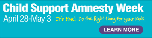 NJ Child Support Amnesty Week NJCS Amnesty