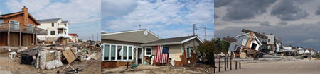 Homes affected by Sandy