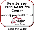NJ DHSS H1N1 Flu widget