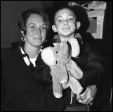 Senior Airman Denise Martinez, Stephan and Little Boy, the elephant