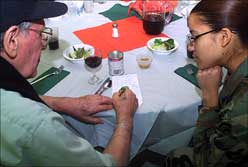 Spc Vasque spends time with vet