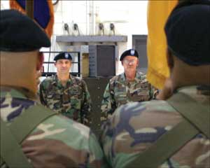 Lt. Col. Robert F. Vicci and Col. Charles A. Harvey, Jr.