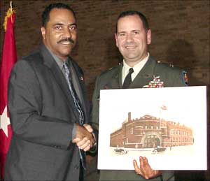 Tag Presents check to mayor of Jersey City