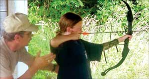 On Target. Like previous Youth Camps, this year's was a hit with both campers and volunteers.