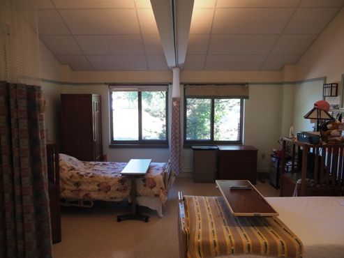 A resident room at the Menlo Park Veterans Home