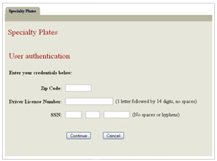 five-digit zip code Enter your driver license number Enter your Social ...