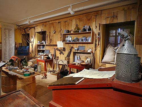 One of the Old Barracks' exhibits - Recreation of a general store