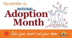 November is Adoption Month