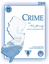 Crime In New Jersey - 2008 Uniform Crime Report Cover