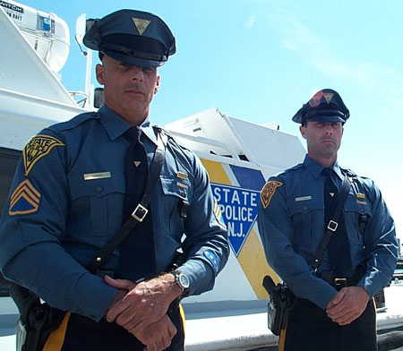 S/Sgt. Dave Burns #4603 and Tpr. Vincent Damiani #6070