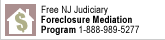 NJ Judiciary Foreclosure Mediation Program  1-888-989-5277