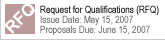 Request for Qualifications (RFQ)