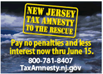 New Jersey Tax Amnesty - 1-800-781-8407