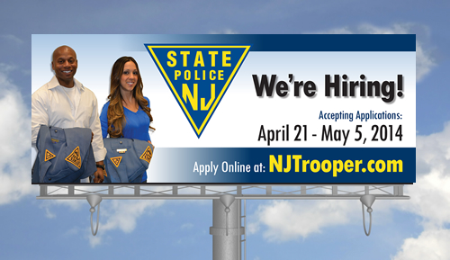 NJSP Recruitment Billboard